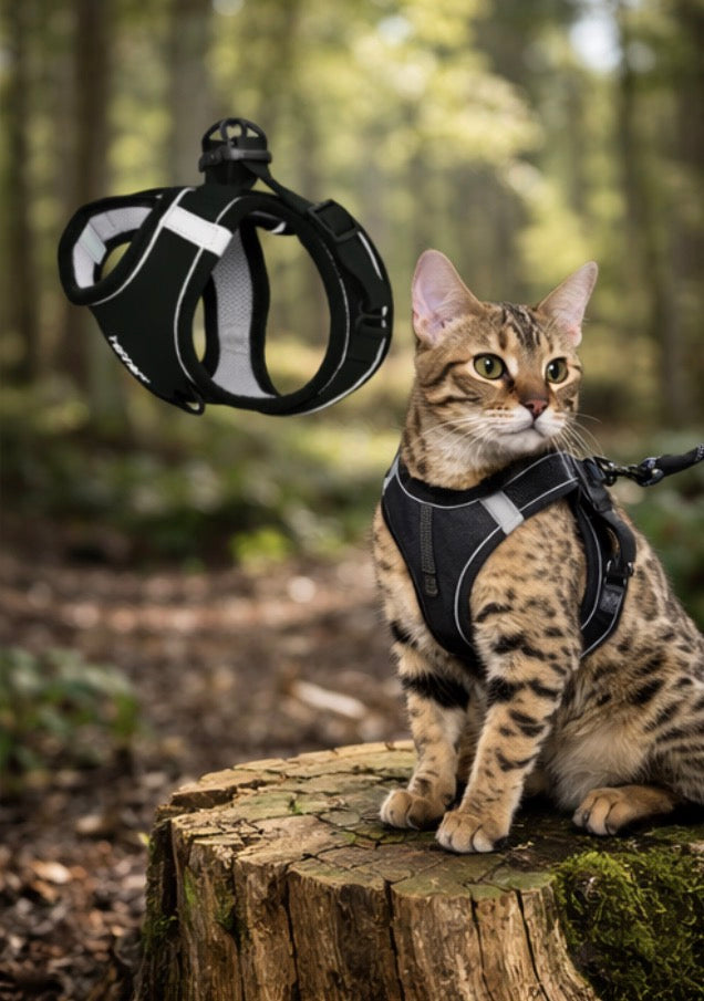 Cat Harness and Leash Escape Proof Set
