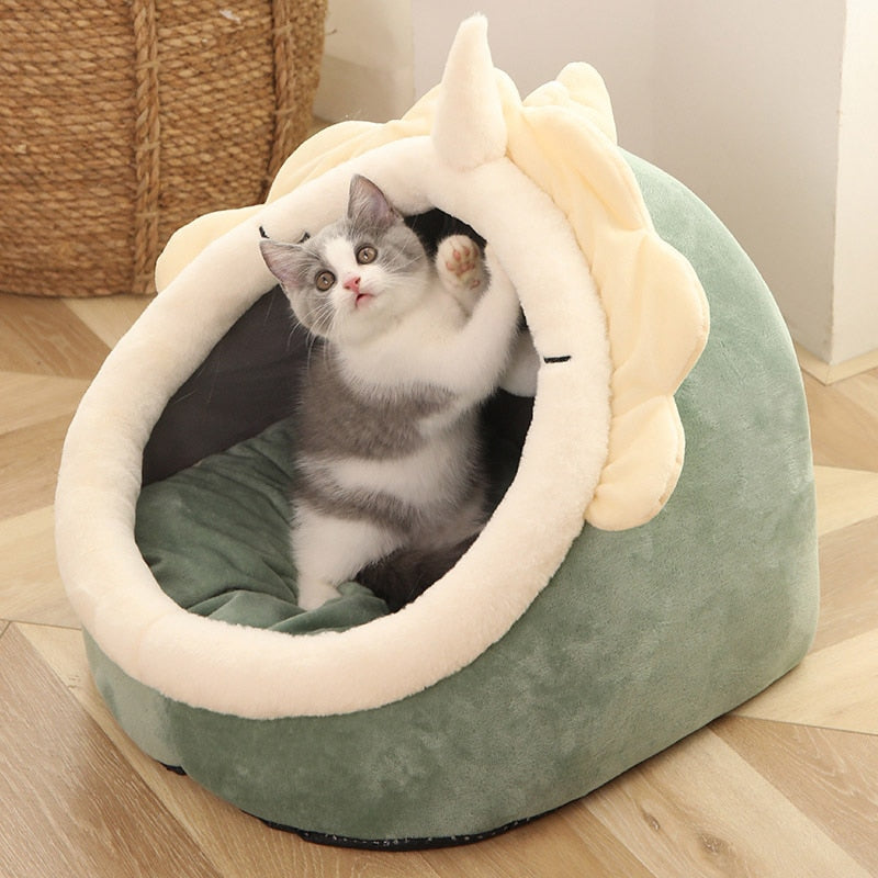 Cozy Hideaway cat bed