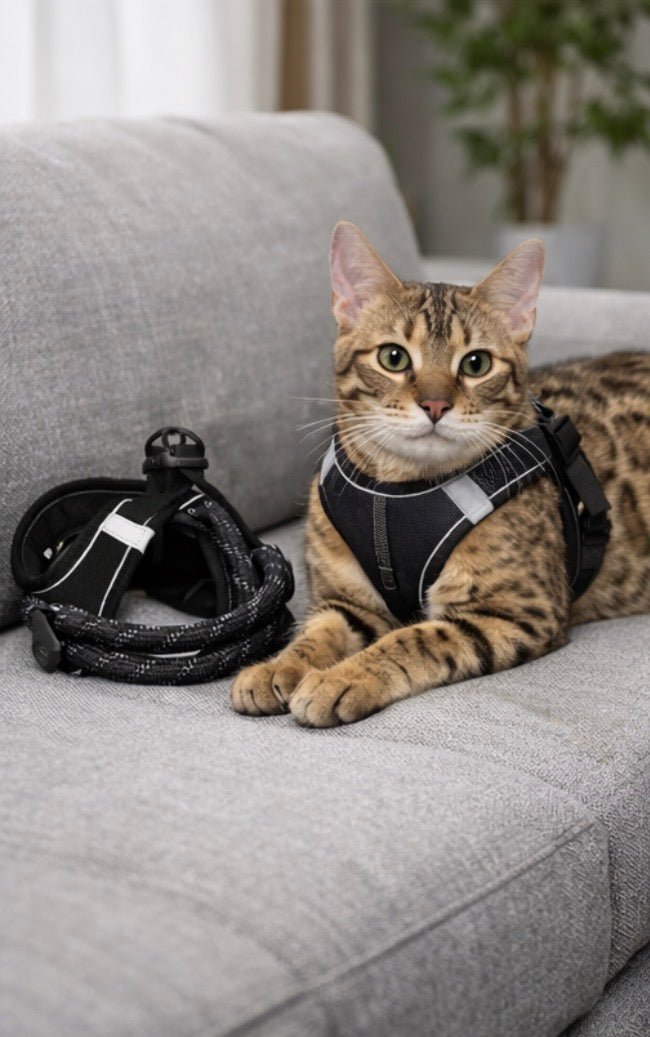 Cat Harness and Leash Escape Proof Set